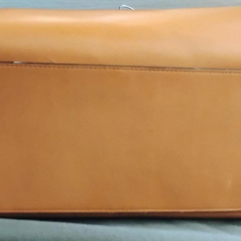 '🤎Lodis Audrey Wilhelmina Tan Leather Work Satchel Tote Bag🤎 Sleek, minimalist - Picture 4 of 7